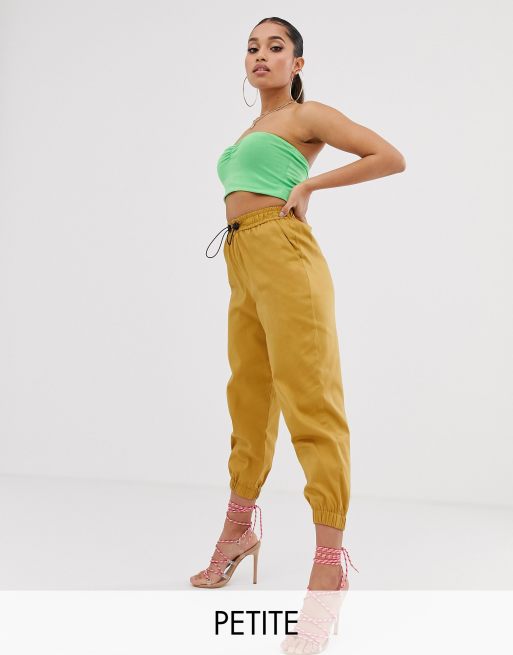 Petite cuffed hot sale trousers