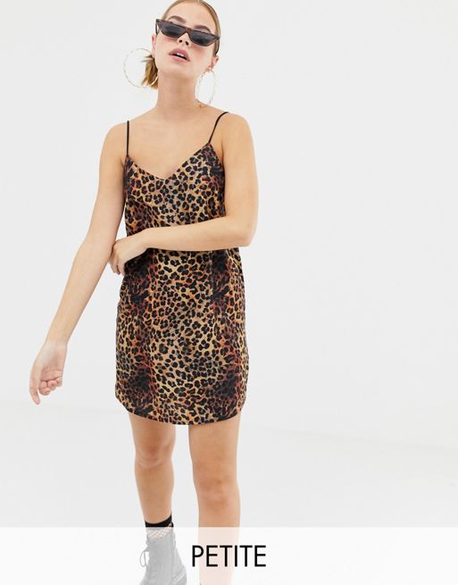 ASOS DESIGN leopard print camisole mini dress