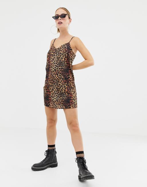 Collusion shop leopard dress