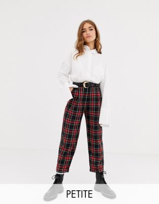 petite plaid pants