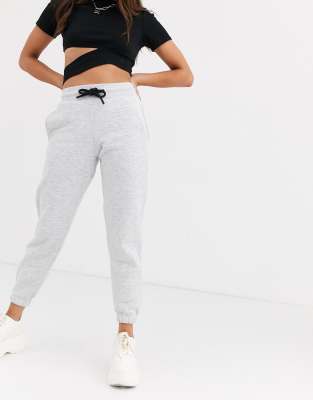 womens petite grey joggers