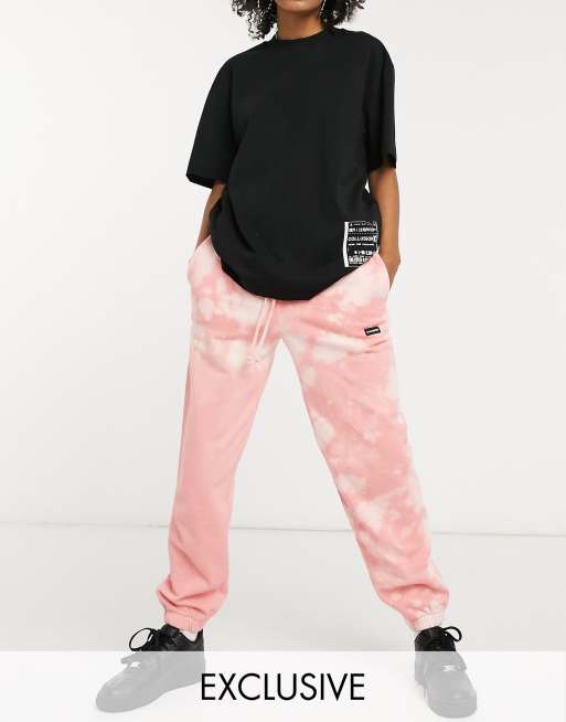 Bleach wash joggers new arrivals