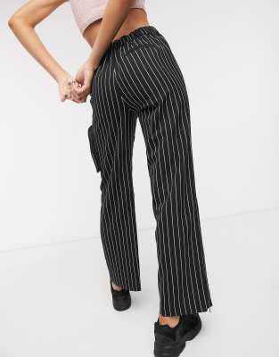 pinstripe trousers