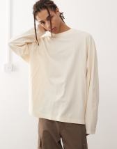 Mango suede look moto jacket in beige