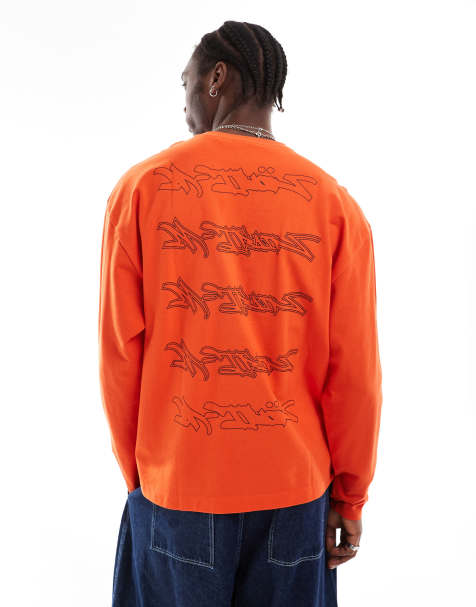 COLLUSION - Piqué skater-T-shirt met logoprint in rood - view 1