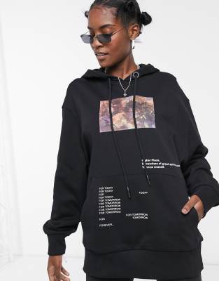 oversized hoodie with print