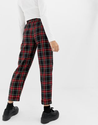 check plaid pants