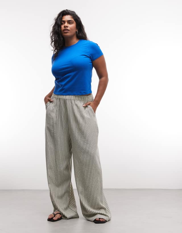 COLLUSION Plus baby tee in cobalt blue | ASOS