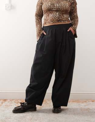 Collusion Plus Balloon Leg Pants In Multi