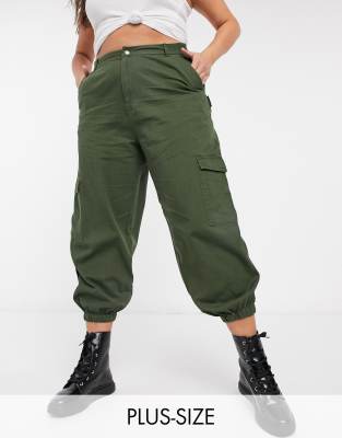 plus size combat trousers