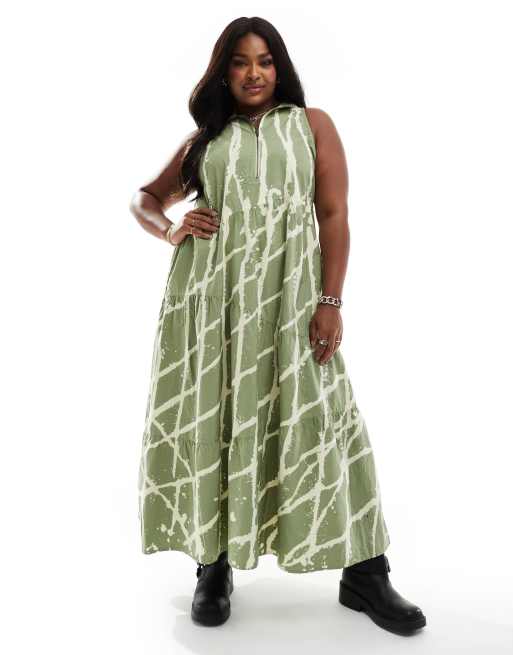 white christmas dresses Smock Dress Cecilia XXL / Mint Green