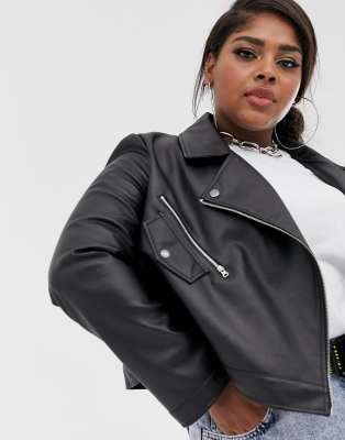 asos collusion leather jacket