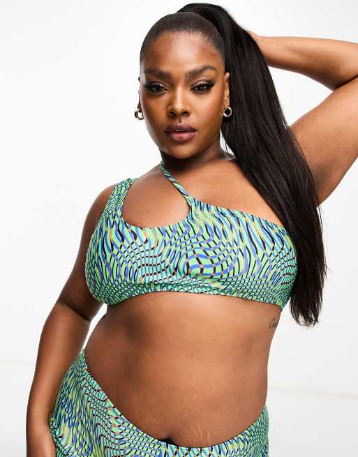 Women's plus clearance size bikini tops