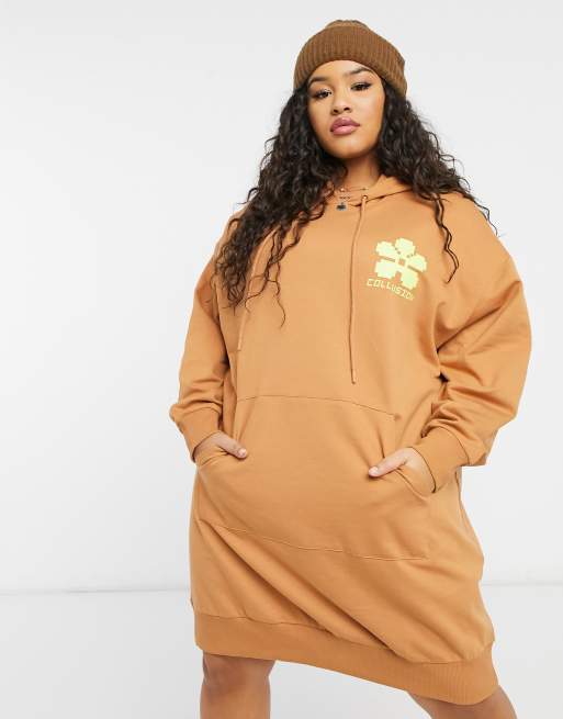 Tan 2025 hoodie dress