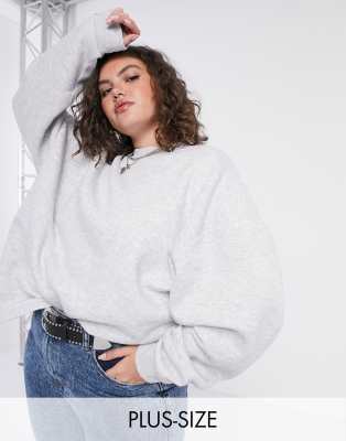 plus size oversized sweatshirt