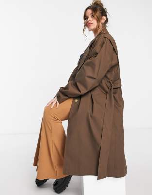 trench coat marron