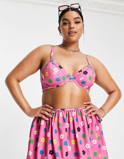 Polka dot skirt bikini best sale