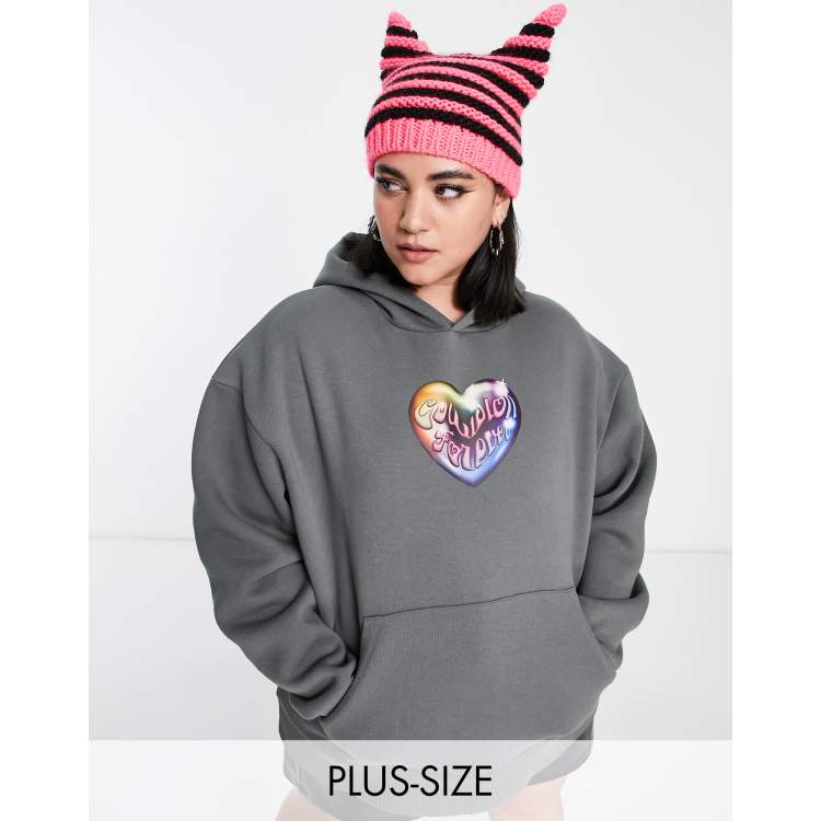 Heart 2025 print hoodie