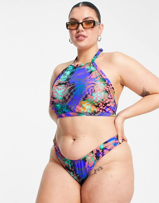 High neck bikini asos online