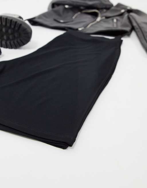 COLLUSION Plus high waist legging shorts, 4 of 4