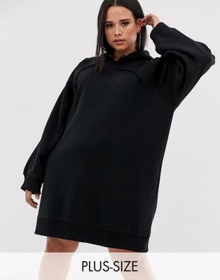 plus size hooded dress