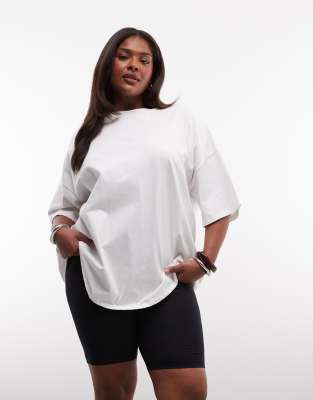 Collusion COLLUSION Plus legging short in black
