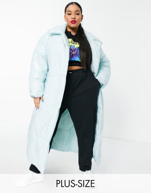 Blue plus store size coat