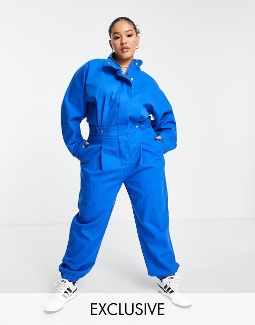 COLLUSION Plus – Overall aus Twill in Blau