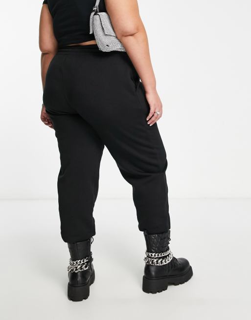 High waisted joggers plus on sale size