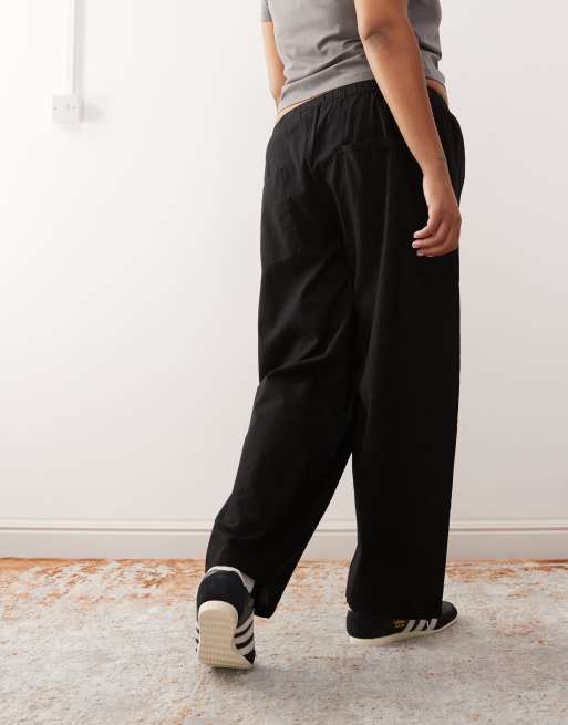 COLLUSION Plus - Pantalon bouffant tissé coupe décontractée - Noir, 3 de 5