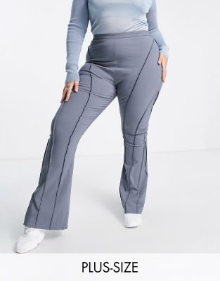 collusion slim flare joggers