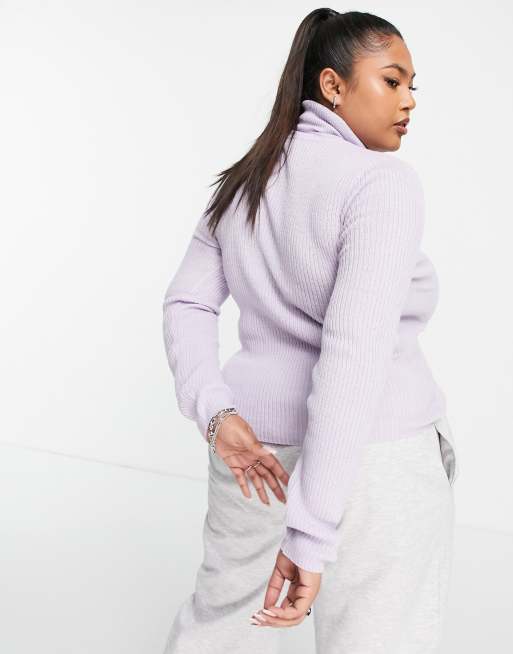 Lilac turtleneck clearance