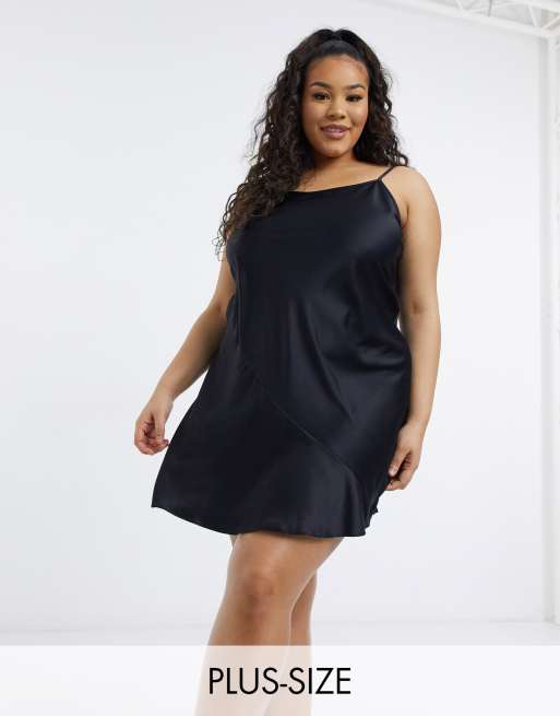 Plus size hot sale slip dress