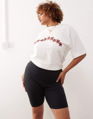 COLLUSION Plus - Short legging - Noir