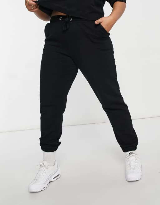 COLLUSION Plus skinny joggers in black