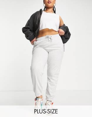 Collusion COLLUSION Plus skinny joggers in charcoal-Grey