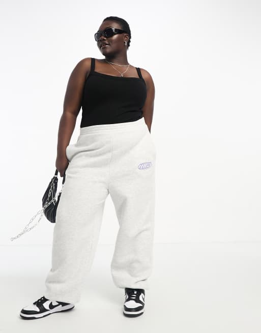 COLLUSION Plus - Sort bodystocking med firkantet hals og stropper