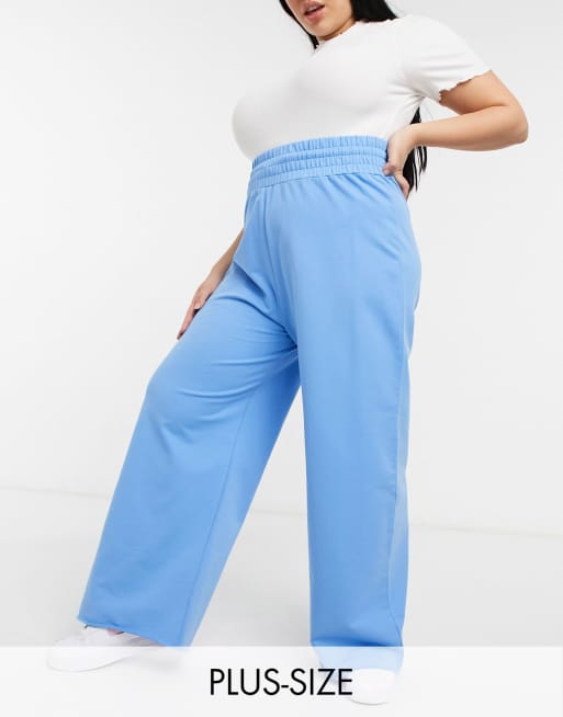 Plus size 2024 wide leg sweatpants