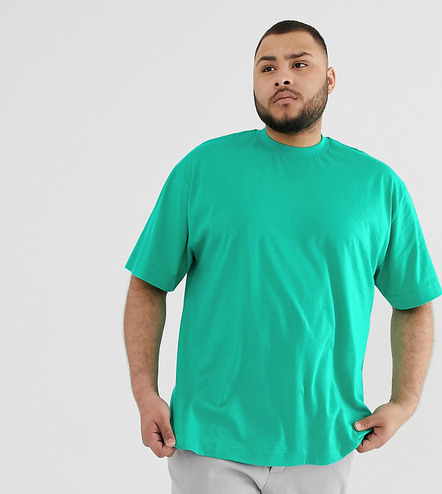 COLLUSION Plus - T-shirt verde-azzurro