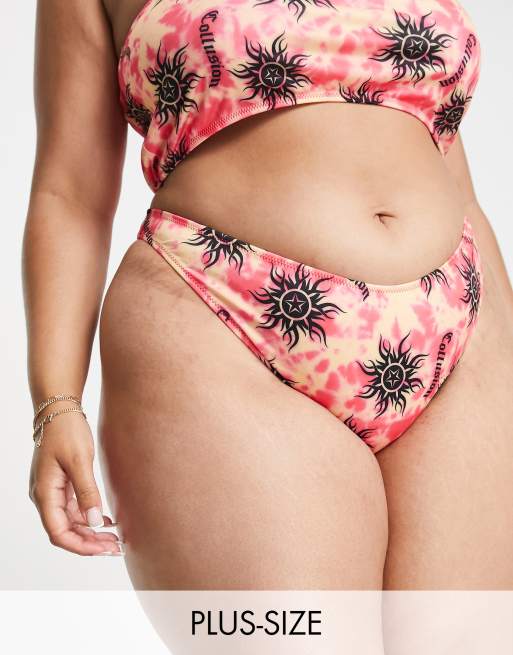 Tie dye plus size best sale bathing suit