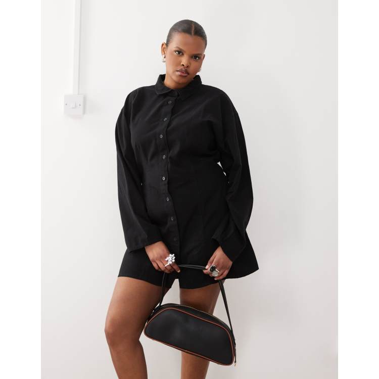 collusion t shirt dress COLLUSION branded graphic T-shirt dress in gray