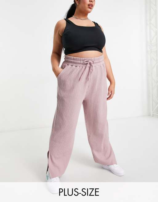 nike black wide leg high waist sweatpants
