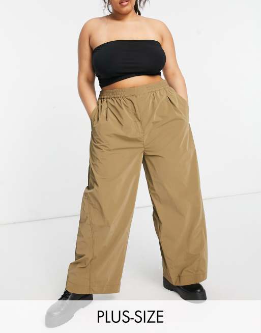 Plus size wide leg joggers new arrivals