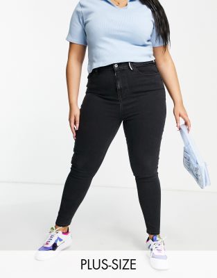 black ripped jeans women's