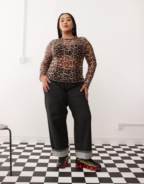 COLLUSION Plus - X001 Plus - Jeans anti-fit neri spalmati - view 1