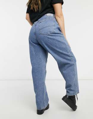 collusion x014 dad jeans with stepped waistband