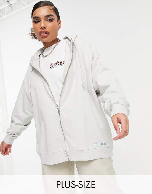 Plus size double store hoodie