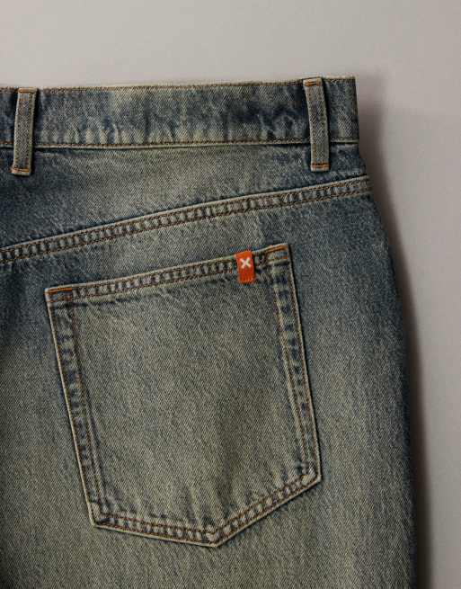 COLLUSION – Plusstorlek – X001 – Stentvättade jeans i antifit-modell, 7 av 7