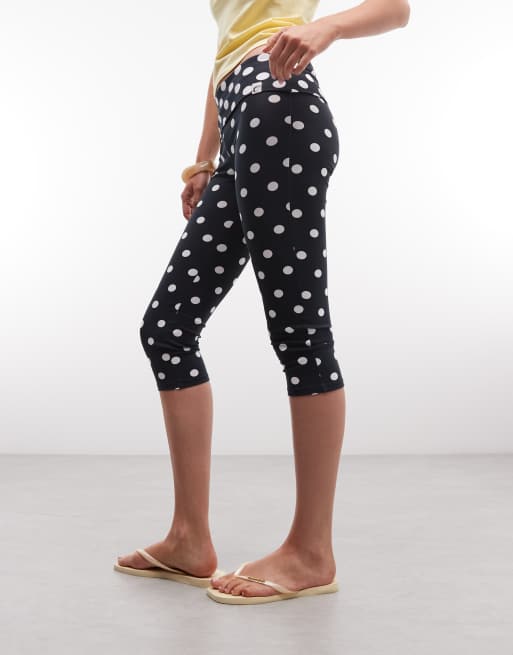 COLLUSION polkadot capri in black, 3 of 5