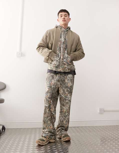 COLLUSION - Posede joggingbukser med camouflage-mønster - Del af sæt - view 1